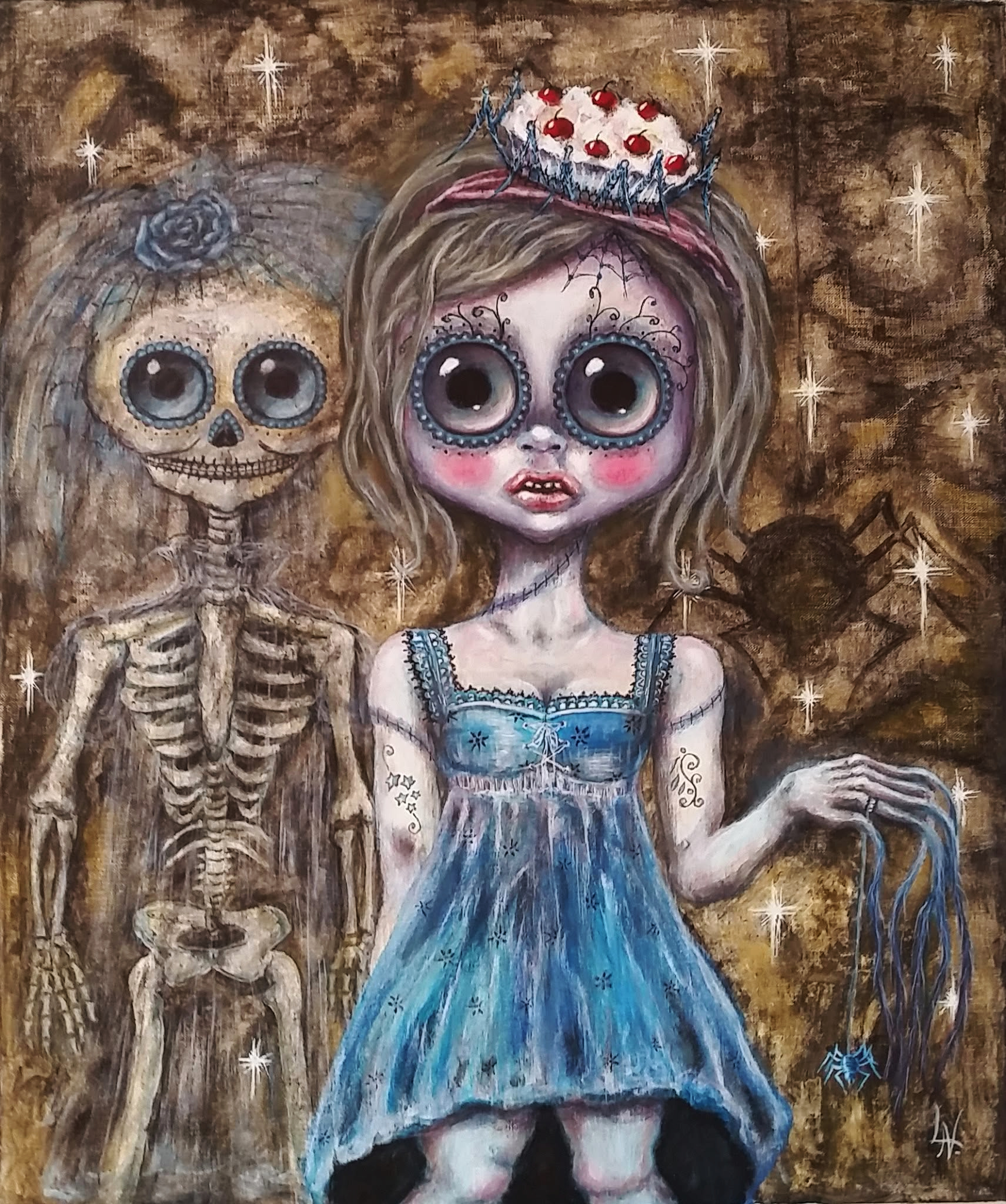 Œuvre Malvina - The Blue Widow